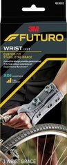 3M Wrist Stabilizer Futuro™ Custom Fit Aluminum / Nylon / Polyester / Spandex / Vinyl Left Hand Gray One Size Fits Most