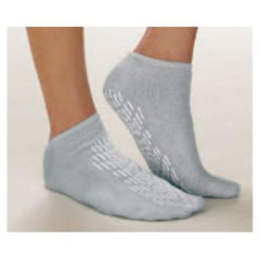 Alba Healthcare Slipper Socks Terry Treads® Medium Blue Ankle High