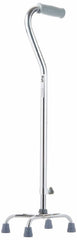 Patterson Medical Supply Small Base Quad Cane Days® Aluminum