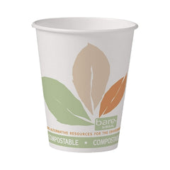 Solo Cup Drinking Cup Bare® Eco-Forward® 8 oz. Leaf Print Paper Disposable