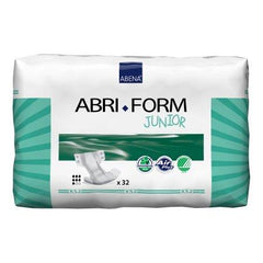 Abena North America Unisex Youth Incontinence Brief Abri-Form™ Junior XS2 X-Small Disposable Heavy Absorbency - M-972603-3987 - Case of 128