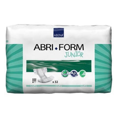Abena North America Unisex Youth Incontinence Brief Abri-Form™ Junior XS2 X-Small Disposable Heavy Absorbency - M-972603-4473 - Bag of 32