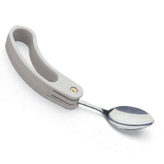 Maddak Teaspoon Hole-In-One Right Handed / Left Handed White Stainless Steel