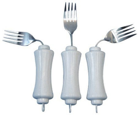 Maddak Fork UBend-It™ Angled White Stainless Steel