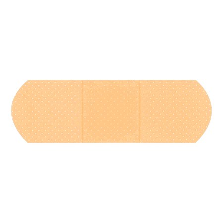 Dukal Adhesive Strip American® White Cross 1 X 3 Inch Plastic Rectangle Sheer Sterile