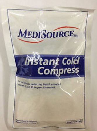 Medisource Instant Cold Pack General Purpose Standard 4 X 6 Inch Plastic / Ammonium Nitrate / Water Disposable