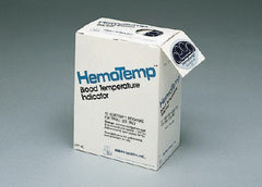 Fisher Scientific Blood Bag Temperature Indicator HemoTemp® Celsius 1° to 12°C Adhesive Temperature Sensor Surface Mount Does Not Require Power
