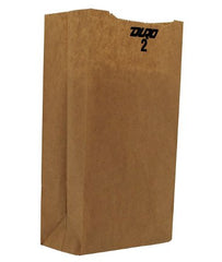 RJ Schinner Co Grocery Bag Duro® Brown Kraft Recycled Paper #2 - M-973475-1716 - Case of 500