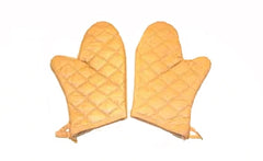 Healthmark Industries Autoclave Glove Insulated Gauntlet Mitt One Size Fits Most Quilted Material Gold 24 Inch Hemmed Cuff NonSterile - M-973814-1436 - Each