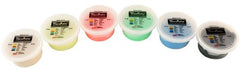 Fabrication Enterprises Therapy Putty Set CanDo® TheraPutty® 2X-Soft / X-Soft / Soft / Medium / Firm / X-Firm 6 X 3 oz.