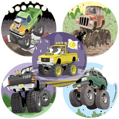 SmileMakers SmileMakers® 100 per Unit Tuff Trucks Sticker 2.5 Inch