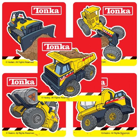 SmileMakers SmileMakers® 100 per Unit Tonka Truck Sticker 2.5 Inch