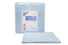 Dukal Stretcher Sheet Dukal Flat 41 X 85 Inch Blue Polypropylene Disposable