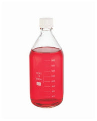 Fisher Scientific Bottle Wheaton® Wide Mouth Borosilicate Glass 2,000 mL (64 oz.)