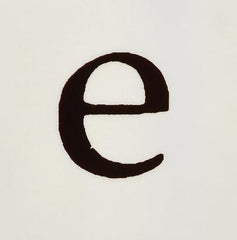 Ward's Science Teaching Aid Letter "e" Whole Mount, Unstained