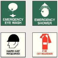 Wall Sign First Aid Sign SEE Signs Emergency Eye Wash