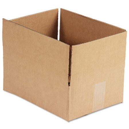 General Supply Fixed-Depth Shipping Boxes, Regular Slotted Container (RSC), 12" x 9" x 4", Brown Kraft, 25/Bundle