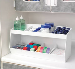 Market Lab Inc Storage Bin Unit MarketLab White PVC 10 X 12 X 24 Inch - M-975179-3777 - Each