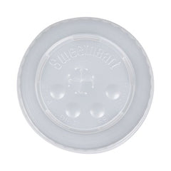 Solo Cup Lid Solo® Translucent, Polystyrene, Straw Slot, Cold Applications