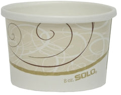 Solo Cup Food Container Flexstyle® Symphony® Print Single Use Paper 2-1/4 X 3 X 3-1/6 Inch