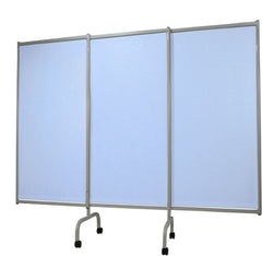 Winco Privacy Screen Privess™ Elite Folding 3-Panel Aluminum / Vinyl