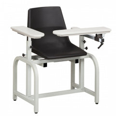 Clinton Industries Blood Drawing Chair Lab Series ClintonClean™ 1 Adjustable Flip Up Armrest Black