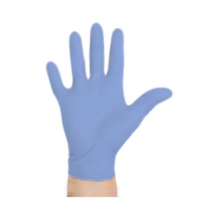 O&M Halyard Inc Exam Glove Aquasoft® Small NonSterile Nitrile Standard Cuff Length Textured Fingertips Blue Not Chemo Approved - M-975529-1189 - Box of 300