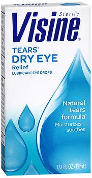 J & J Sales Eye Lubricant Visine® 0.5 oz. Eye Drops
