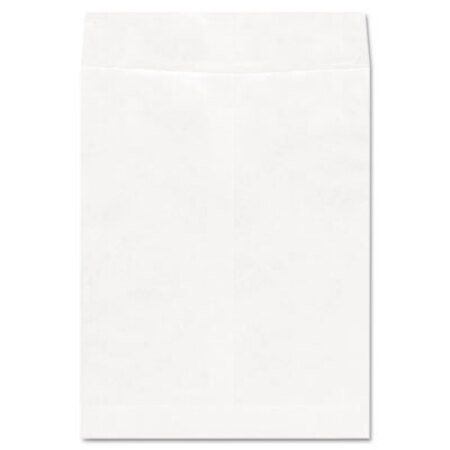 Universal® Deluxe Tyvek Envelopes, #13 1/2, Square Flap, Self-Adhesive Closure, 10 x 13, White, 100/Box