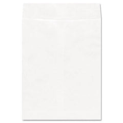 Universal® Deluxe Tyvek Envelopes, #13 1/2, Square Flap, Self-Adhesive Closure, 10 x 13, White, 100/Box
