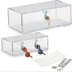 Market Lab Inc Medical Box Acrylic Double Key Lock