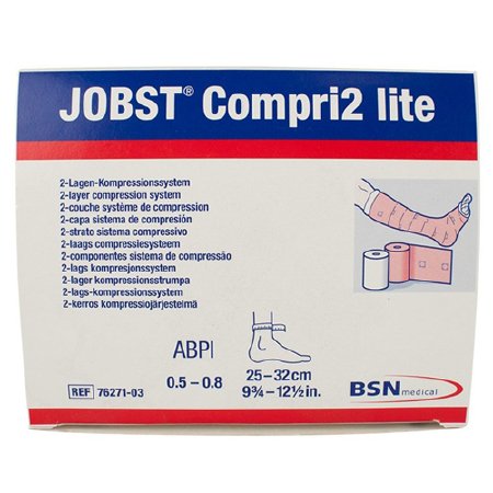 BSN Medical 2 Layer Compression Bandage System JOBST® Compri2 Lite 9-3/4 to 12-1/2 Inch 20 to 30 mmHg No Closure Tan NonSterile