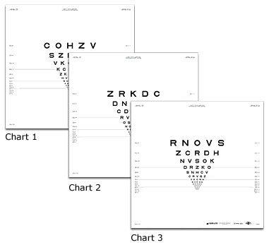 Good-Lite Eye Chart Good-Lite® 6-1/2 Foot Measurement Acuity Test