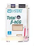 Abbott Point of Care Reagent i-STAT® Reproductive Endocrinology Assay Blood Human Chorionic Gonadotropin (BHCG) For i-STAT® System Critical Blood Analyzer 25 Tests 1 X 25