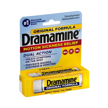 Medtech Laboratories Nausea Relief Dramamine® 50 mg Strength Tablet 12 per Bottle