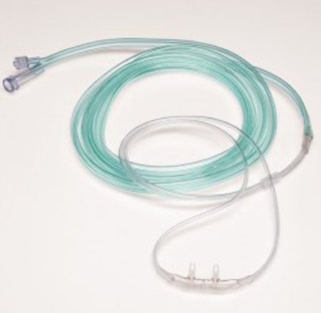 Sun Med ETCO2 Nasal Sampling Cannula with O2 Delivery One Nare O2 / One Nare Sampled Salter-Style® Adult Curved Prong / NonFlared Tip