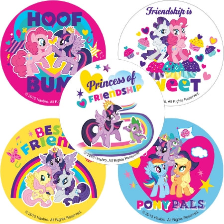 SmileMakers SmileMakers® 100 per Unit My Little Pony Pals Sticker 2.5 Inch