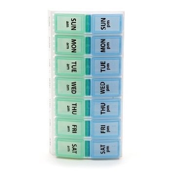 Apothecary Products Pill Organizer 7 Day 2 Dose
