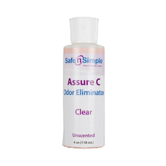 Safe N Simple Odor Eliminator Assure C 4 oz., Clear