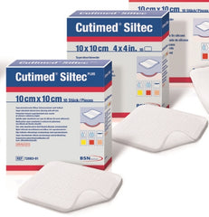 BSN Medical Silicone Foam Dressing Cutimed® Siltec Plus 4 X 4 Inch Square Adhesive without Border Sterile
