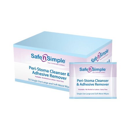 Safe N Simple Adhesive Remover Safe n Simple™ Wipe 1 per Pack