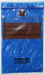 Elkay Plastics Specimen Transport Bag with Document Pouch Lab-Loc® 6 X 9 Inch LDPE Zip Closure Biohazard Symbol / Storage Instructions NonSterile