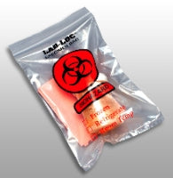 Elkay Plastics Specimen Transport Bag with Document Pouch Lab-Loc® 9 X 12 Inch LDPE Zip Closure Biohazard Symbol / Storage Instructions NonSterile