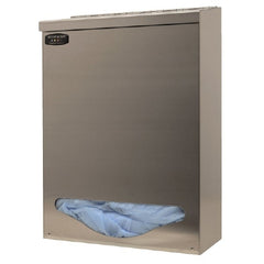 Bowman Manufacturing PPE Dispenser BOWMAN® Wall Mount 1-Compartment Silver 5.76 X 12.21 X 17.07 Inch Stainless Steel