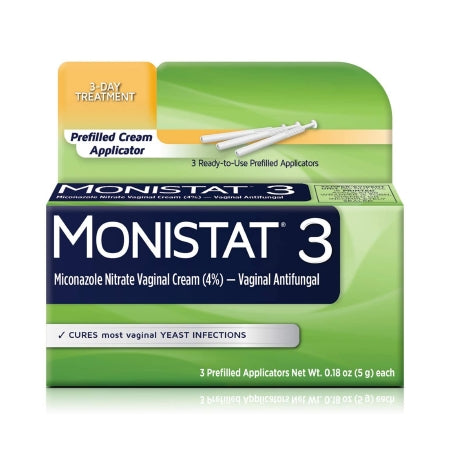 Medtech Laboratories Vaginal Antifungal Monistat® 4% Strength Suppository 3 per Box Applicator
