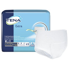 Essity HMS North America Inc Unisex Adult Absorbent Underwear TENA® Extra Pull On with Tear Away Seams Small Disposable Moderate Absorbency - M-978862-1268 - Bag of 16