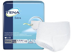 Essity HMS North America Inc Unisex Adult Absorbent Underwear TENA® Extra Pull On with Tear Away Seams X-Large Disposable Moderate Absorbency - M-978895-4616 - Bag of 12