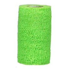 Andover Coated Products Cohesive Bandage CoFlex® 1 Inch X 5 Yard 14 lbs. Tensile Strength Self-adherent Closure Neon Green NonSterile