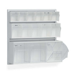 Market Lab Inc Storage Bin Unit Clear 5-1/4 X 6-1/2 X 23-1/2 Inch - M-979265-1710 - Each