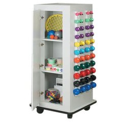 Fabrication Enterprises Storage Rack Maxrac 28 X 28 X 65 Inch, With Mirror